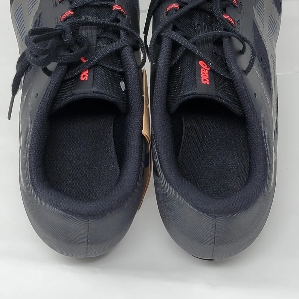 ASICS Hyper MD 8 Low Black Gunmetal Track Spikes 1093A198-001 Men's Size Multi